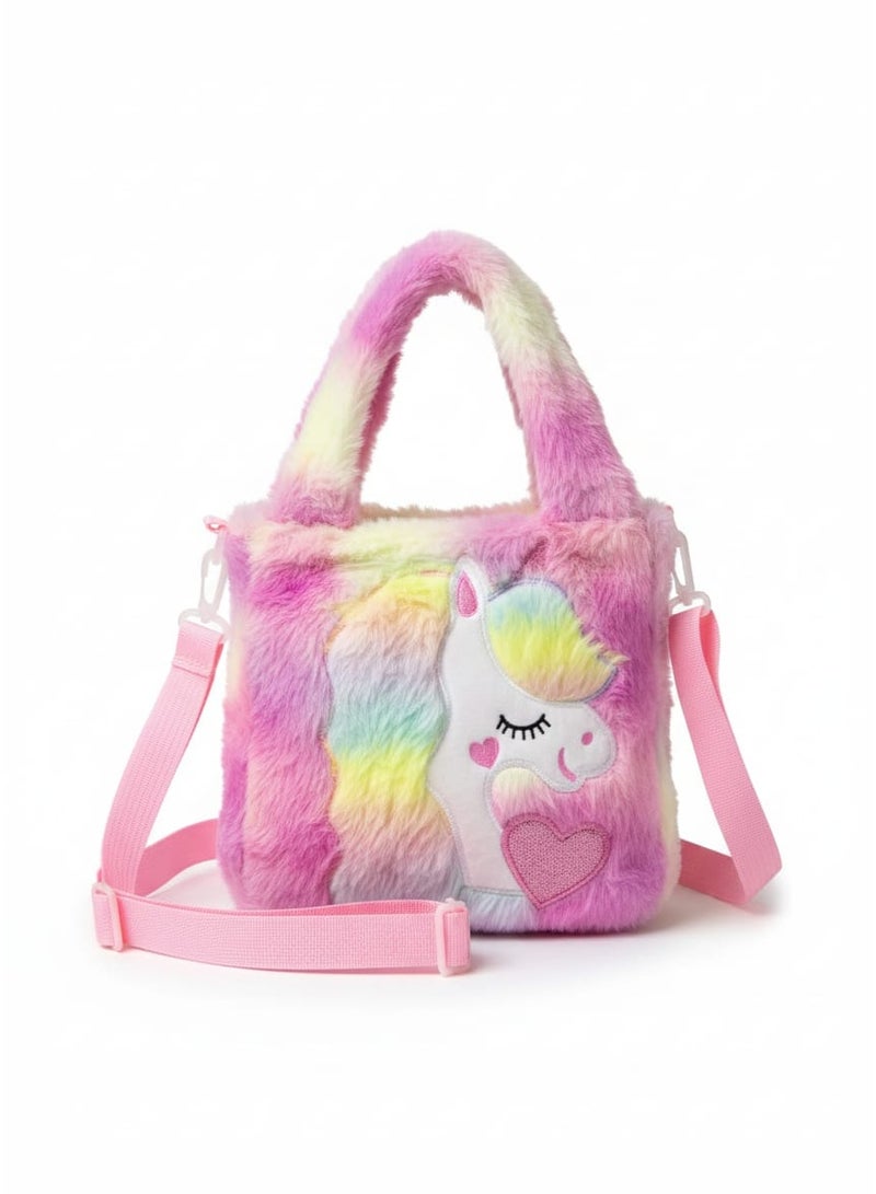 شنطة كروس فرو ناعم – تصميم أنيق وخفيف – مناسبة للشتاء والمناسبات اليومية - Image 4